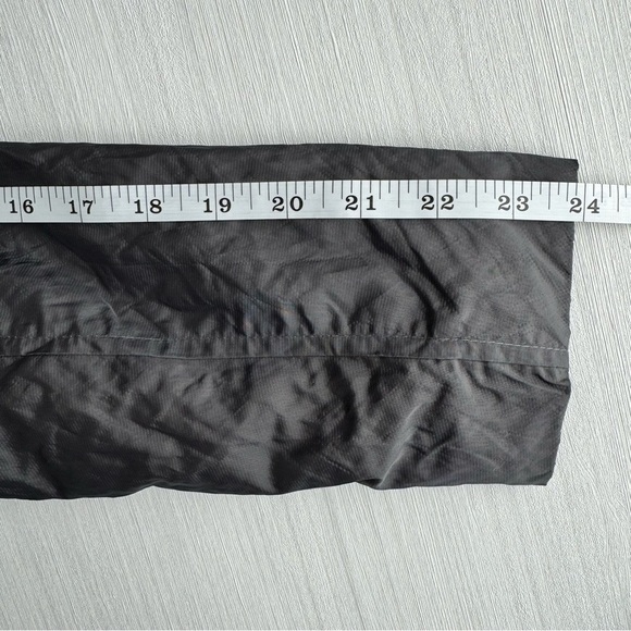 VTG UMBRALE Crinkle A Line Jacket XS Graphite Fleece Lined Ruffle Collar Y2K - Picture 11 of 15